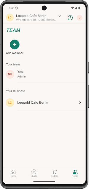 Forest Produce Ordering Screenshot 1
