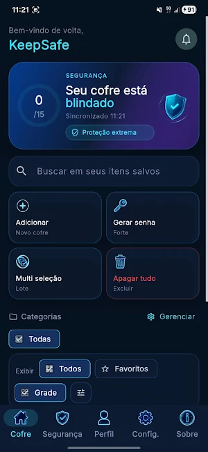 KeepSafe: Password Manager Screenshot 1