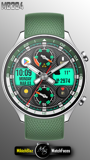 Hybrid Watch Face MB394 Screenshot 1