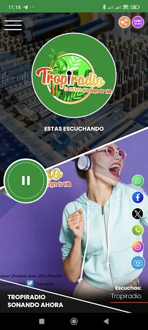 Tropiradio Screenshot 1
