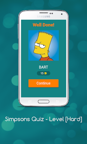 Simp-sons Quiz - Level [Hard] Screenshot 1