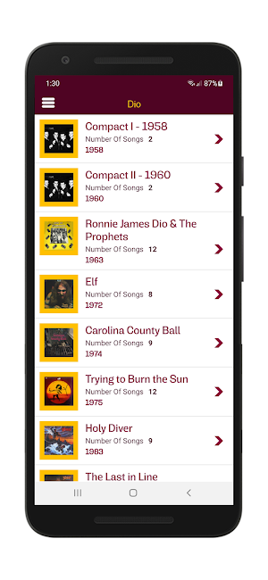 Dio Lyrics & Wallpapers Screenshot 1