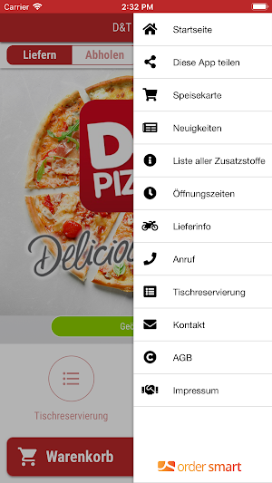 D&T Pizza Screenshot 2