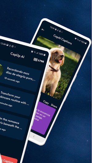 AI Caption Generator: CapUp AI Screenshot 1