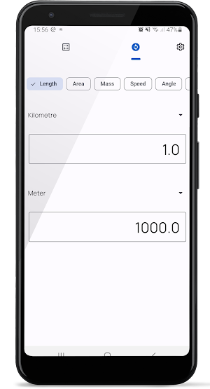 Calculator and Unit Converter Screenshot 3