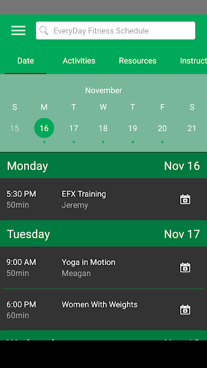 EveryDay Fitness Screenshot 2