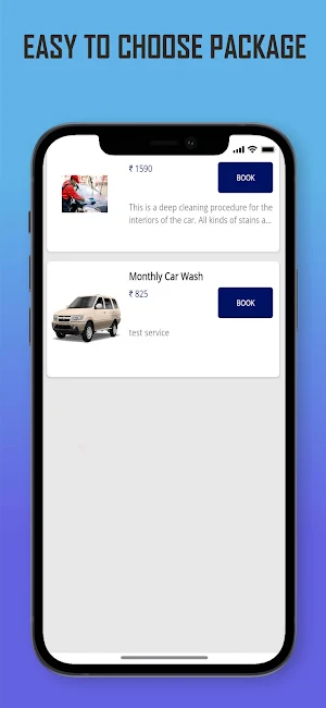 Car wash-Demo App Screenshot 2