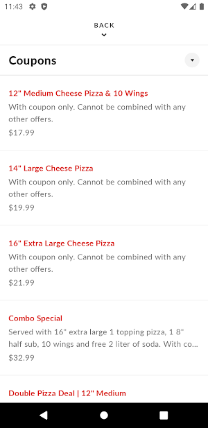 Gateway Pizza & Subs Screenshot 2