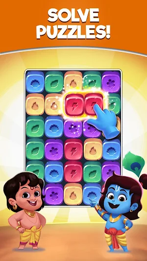 Super Krishna Crush: Block Blast Game Screenshot 1