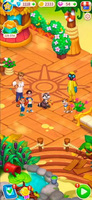 Secrets of Paradise Merge Game Screenshot 0