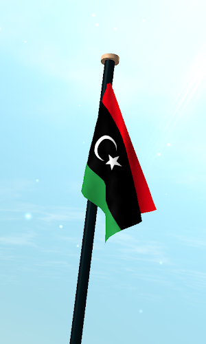 Libya Flag 3D Live Wallpaper Screenshot 2