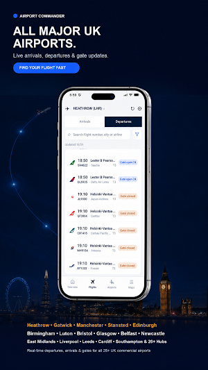 UK Flight Boards Live Screenshot 0