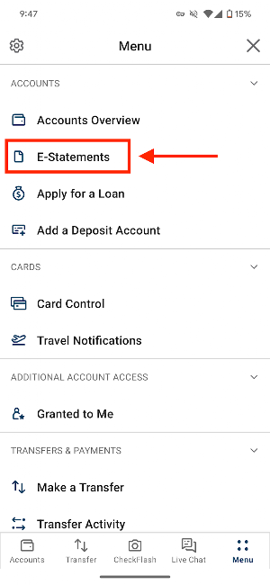 Coast Central Mobile Banking Screenshot 2