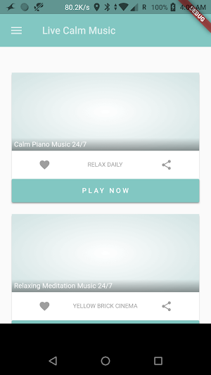 Live Calm Music Screenshot 1