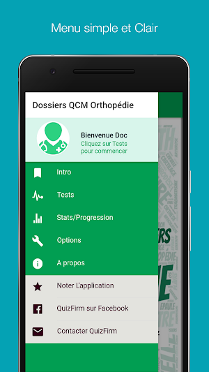 QCM Dossiers Orthopédie Screenshot 1