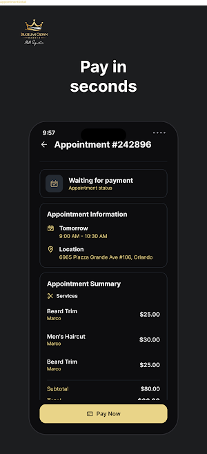 Brazilian Crown Barber Screenshot 3