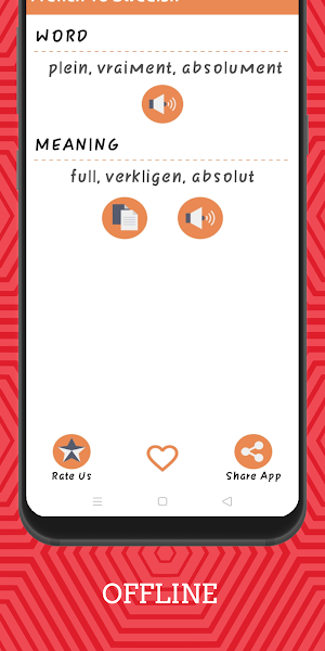 French To Swedish Dictionary Offline Screenshot 2
