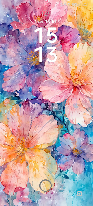 Flower Pattern Wallpaper Screenshot 2