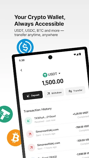 BKJ: Crypto Card & Pay Screenshot 1
