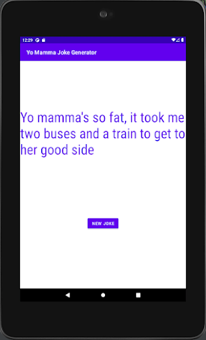 Yo momma jokes bank/generator Screenshot 2