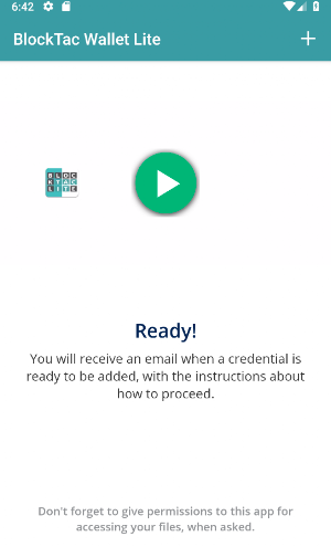 BlockTac Wallet Lite Screenshot 0