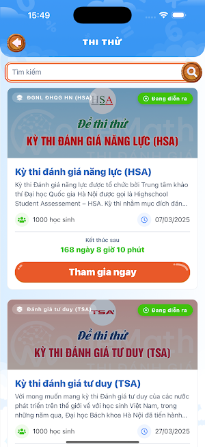 Thi đánh giá Screenshot 3