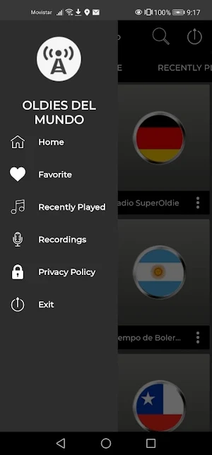 Radio Oldies del Mundo Screenshot 0