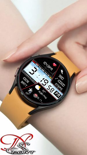 [N-SPORT580] Watchface Digital Screenshot 0