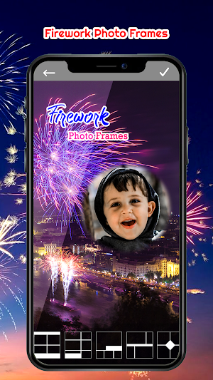 Firework Photo Editor Frames Screenshot 1