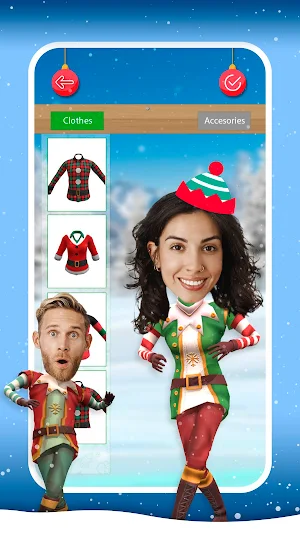 Your Elf Dance - Xmas face app Screenshot 3