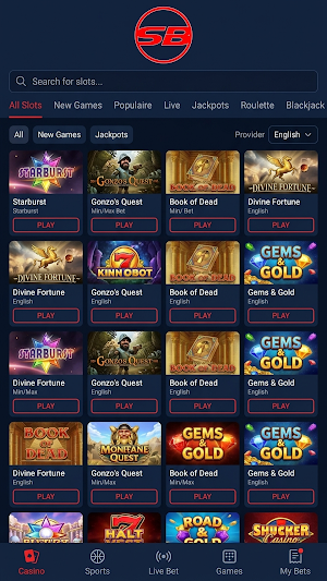 supabets Screenshot 2