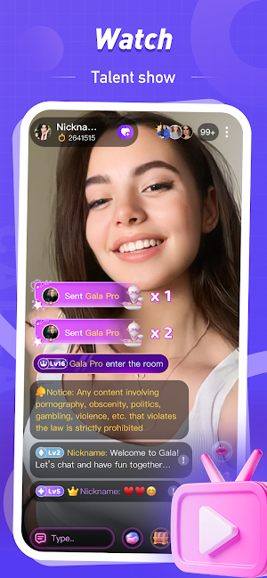 Gala Pro: Video Chat & Call Screenshot 0