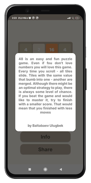 2048 Classic Screenshot 2