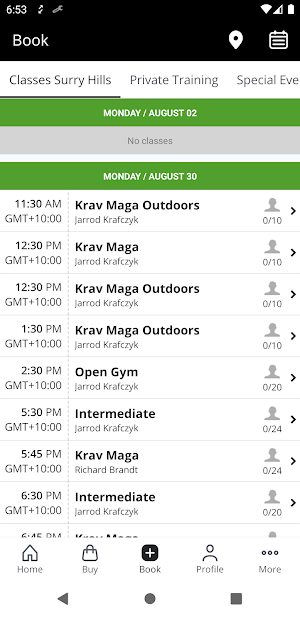 Krav Maga Defence Institute Screenshot 1