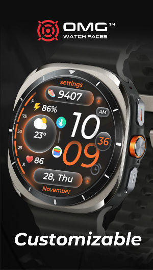 Digital Watch Face: OMG 53 Screenshot 1