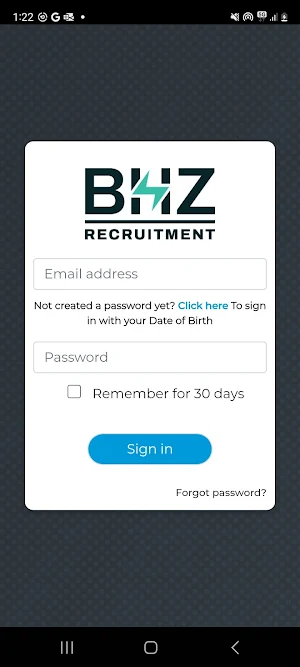 BHZ Recruitment Ltd Screenshot 0