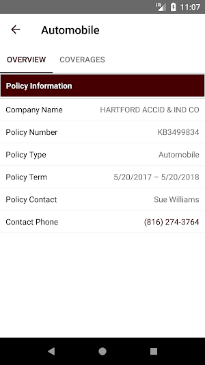 Agnitti Insurance Screenshot 1