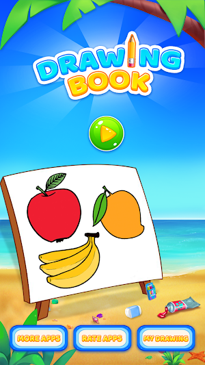 Fruits Coloring Book & Drawing Book Screenshot 0