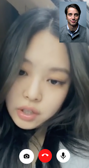 Jennie Kim Fake Chat & Video Call - Call You Screenshot 1