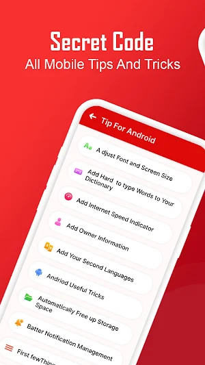 Secret codes: Hack for android Screenshot 0