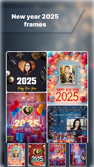 New Year 2025 Photo Frame Screenshot 1