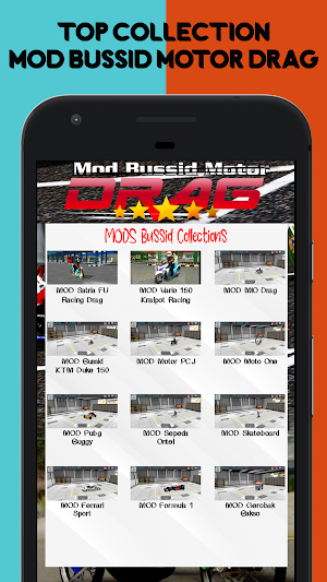 Mod Bussid Motor Drag Racing Screenshot 1