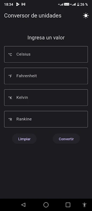 Convertir grados Screenshot 3