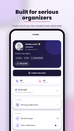 evenTickit Pro Screenshot 1