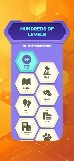 Hexagonal Word Search Screenshot 3