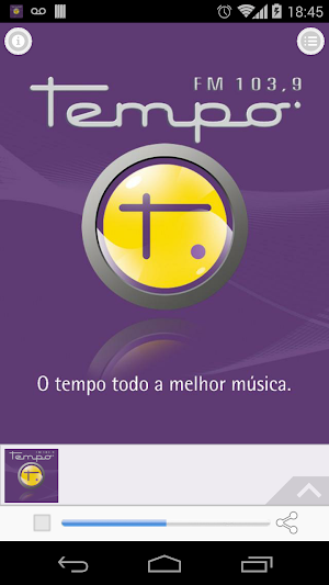 Tempo FM 103,9 Fortaleza BR Screenshot 0