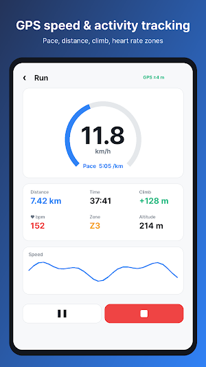 GPS Speedometer - SportsUtil Screenshot 1