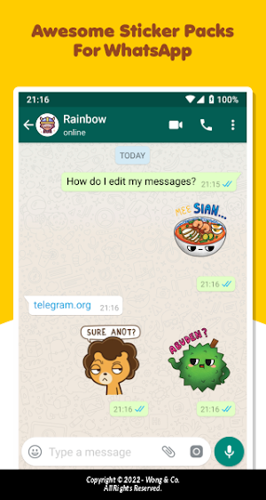 Singaporean Slang Stickers Screenshot 1