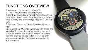 Retro Colored Round For WearOS Screenshot 2