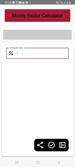 Money Factor Calculator Screenshot 3